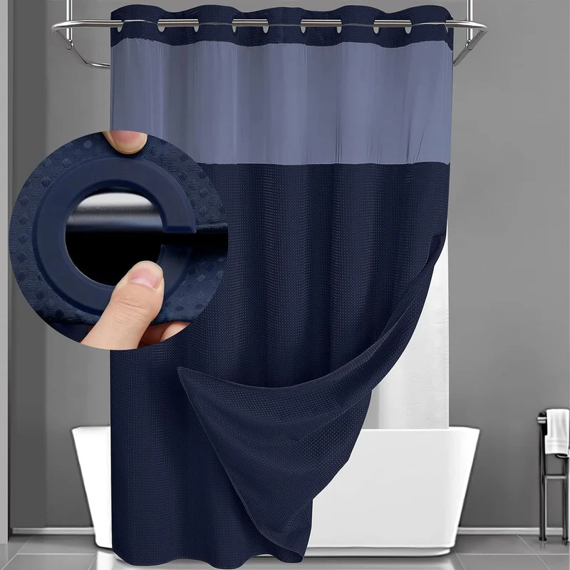 Duschvorhang mit strukturierter Webart Skanto