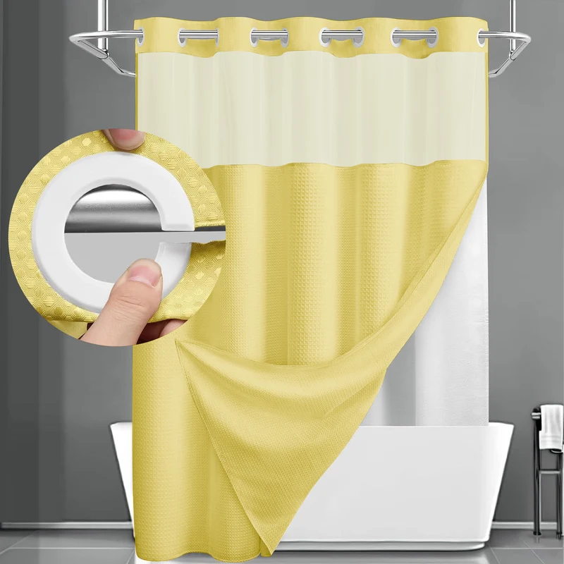 Duschvorhang mit strukturierter Webart Skanto