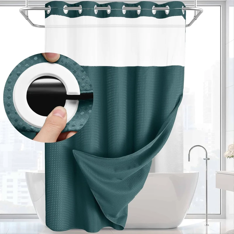 Duschvorhang mit strukturierter Webart Skanto