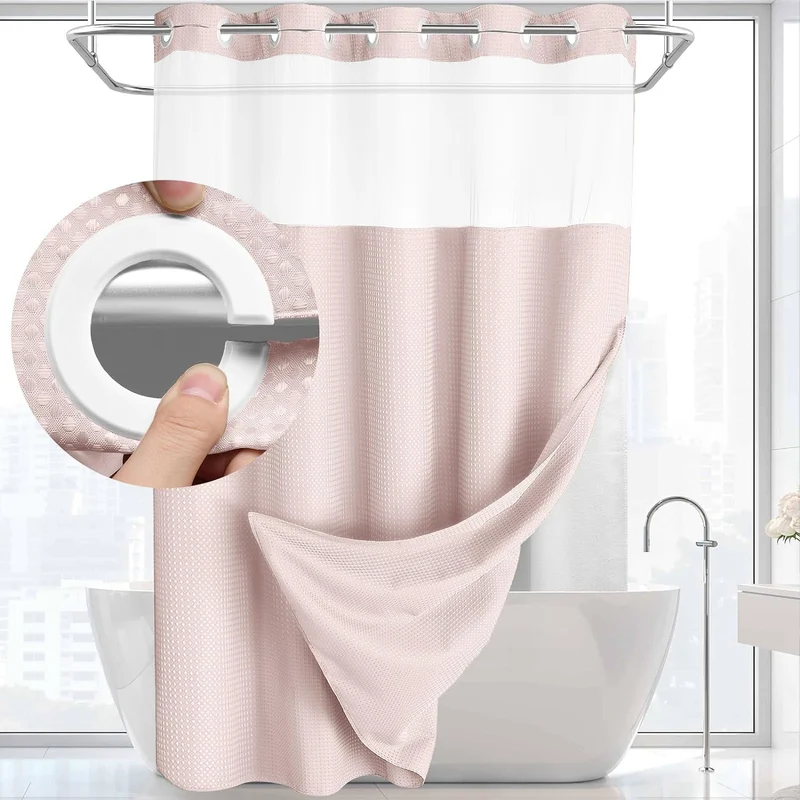 Duschvorhang mit strukturierter Webart Skanto