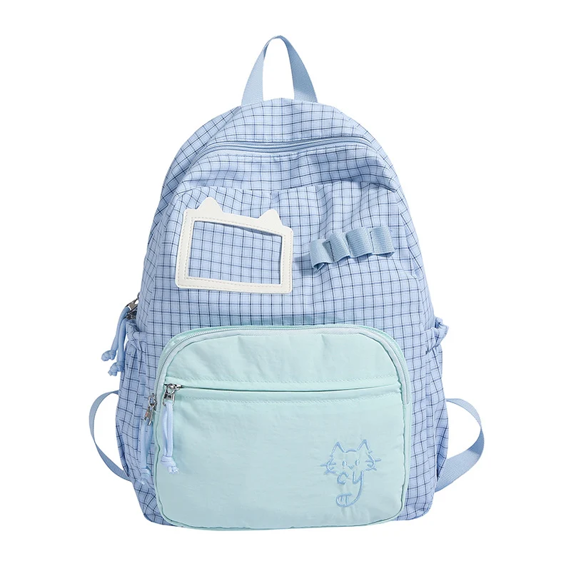Niedlicher Rucksack mit illustriertem Katzenmotiv Skanto