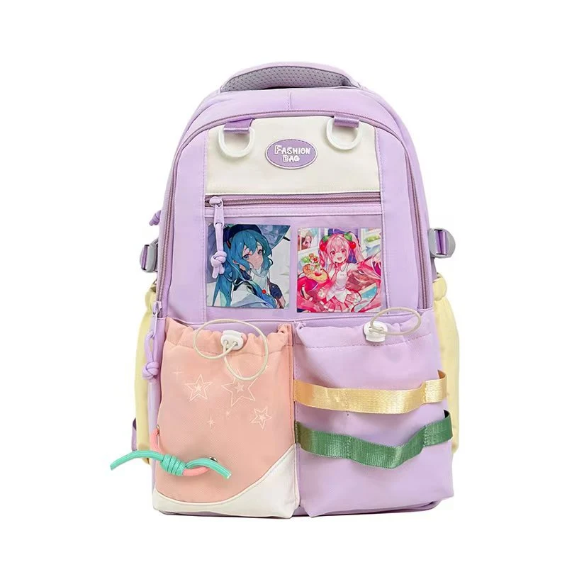 Multifunktionaler Rucksack Skanto mit grafischer Illustration