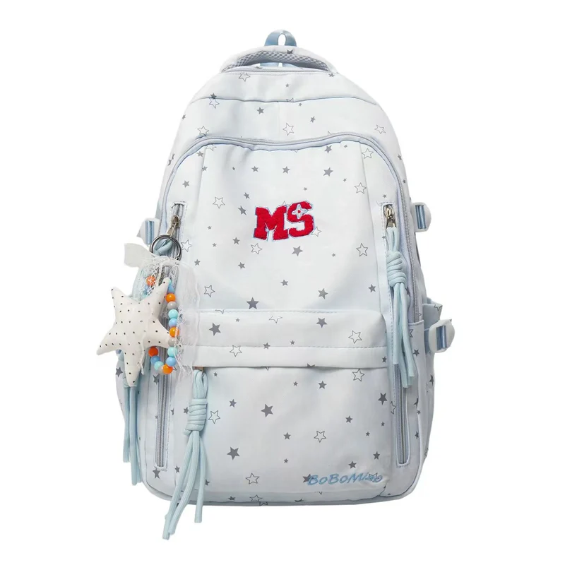 Stilvoller Rucksack Skanto mit Textur und mehreren Fächern