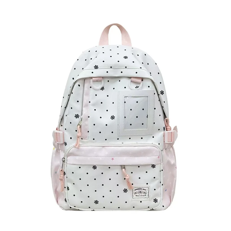 Gemusterter Rucksack Skanto mit mehreren Taschen