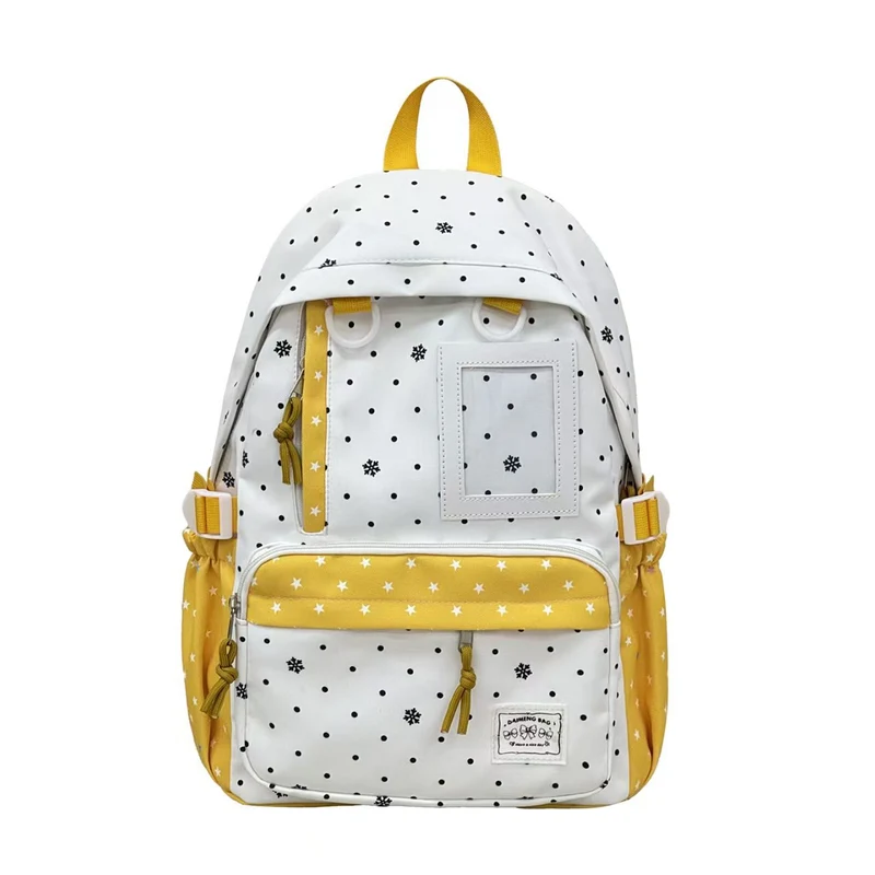 Gemusterter Rucksack Skanto mit mehreren Taschen