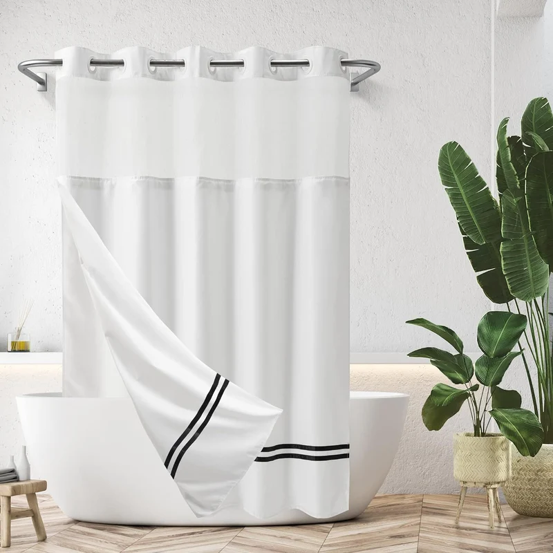 Moderner minimalistischer Duschvorhang Skanto