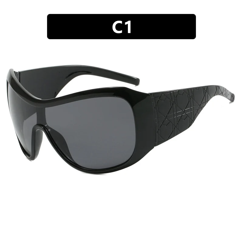 Damen Sport-Sonnenbrille mit breitem Schutzrahmen und polarisierten Gläsern Skanto