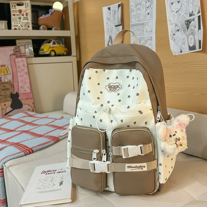 Stilvoller Rucksack Skanto mit Sternenmuster