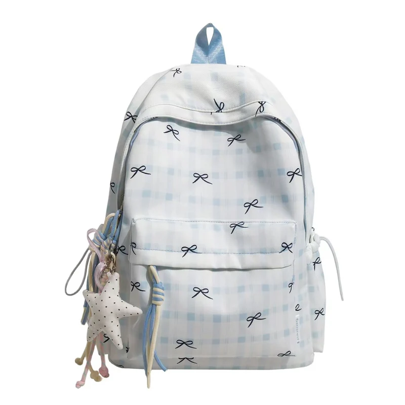 Stilvoller karierter Rucksack Skanto