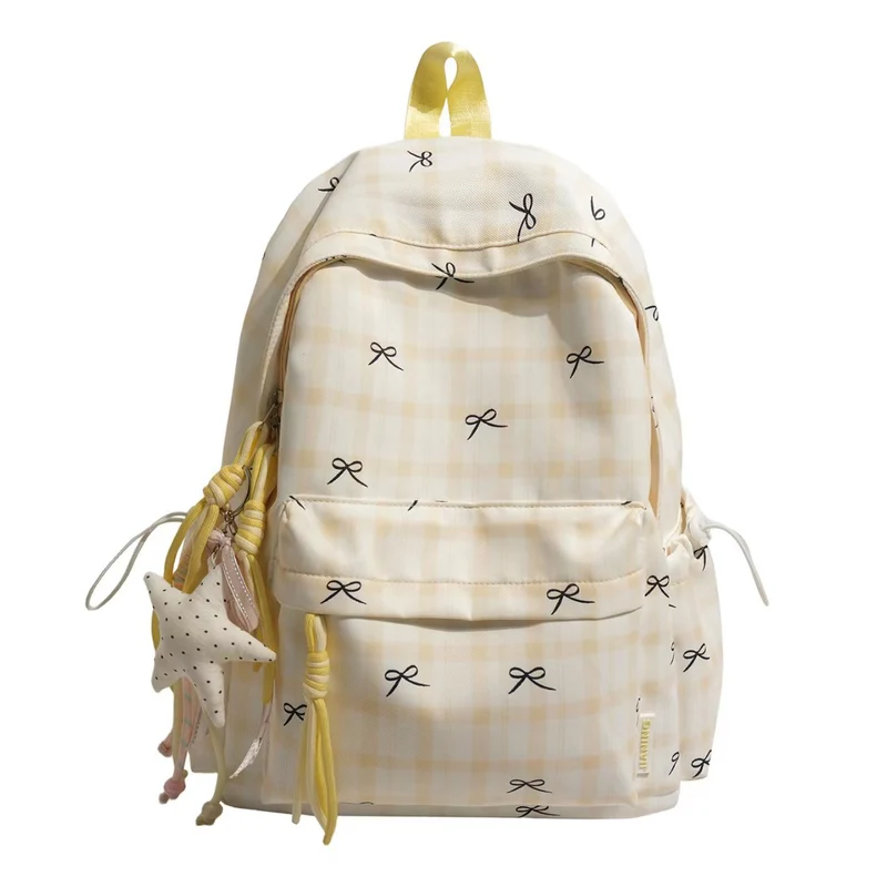 Stilvoller karierter Rucksack Skanto
