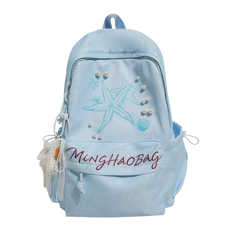 Maritim inspirierter Rucksack Skanto mit Verzierungen
