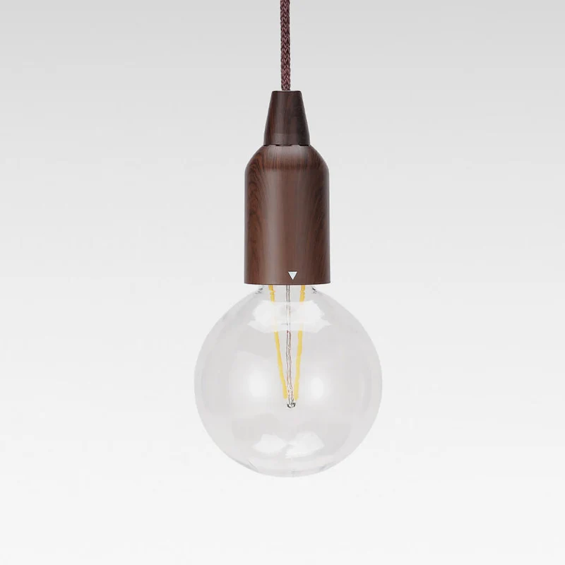 Retro Tragbare Wasserdichte Holzkegel Batterie USB 1-Licht Camping Outdoor Lampe | Skanto