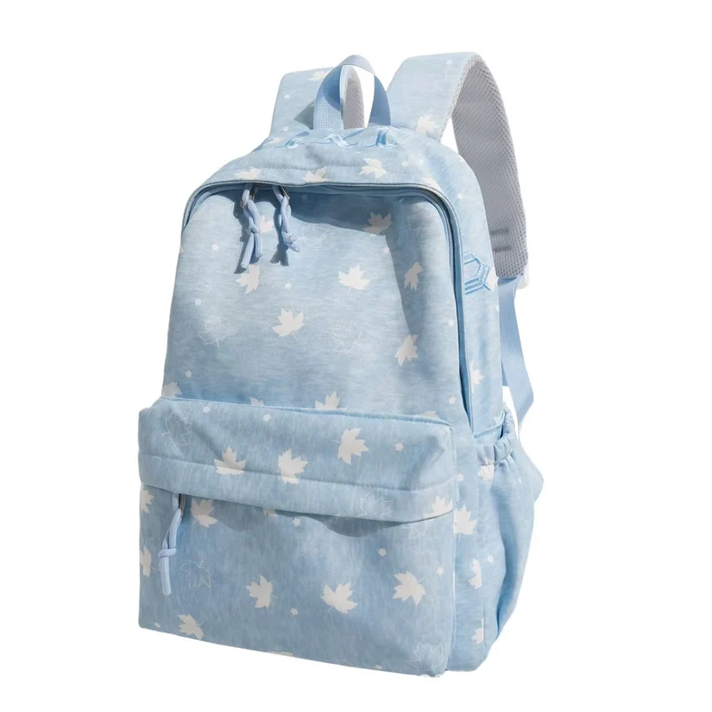 Stilvoller Rucksack mit Blattmuster Skanto