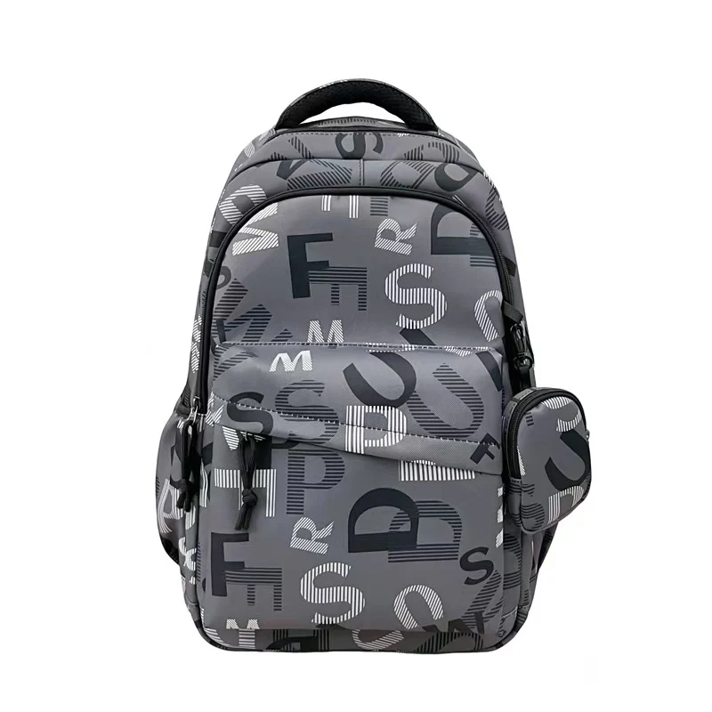 Stilvoller Rucksack mit Grafik-Buchstaben Skanto