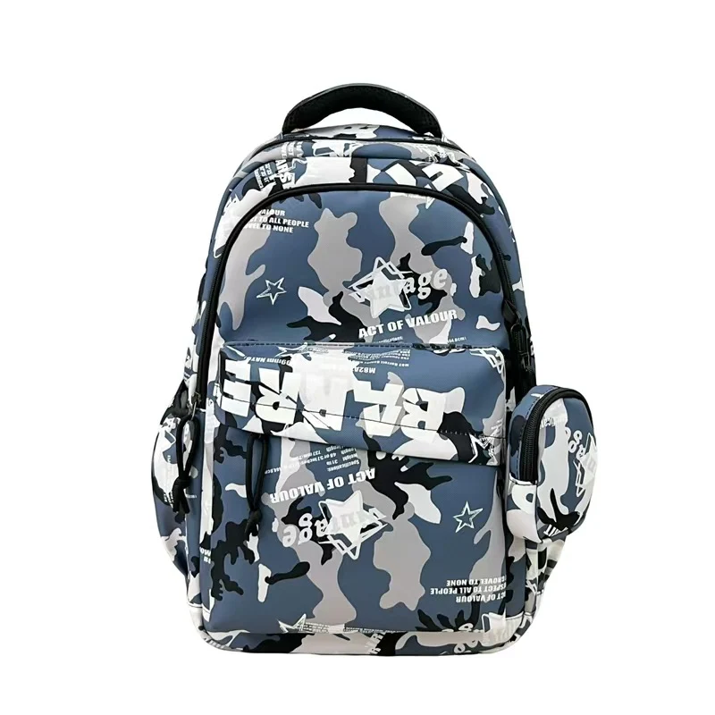 Stilvoller Rucksack mit Grafik-Buchstaben Skanto