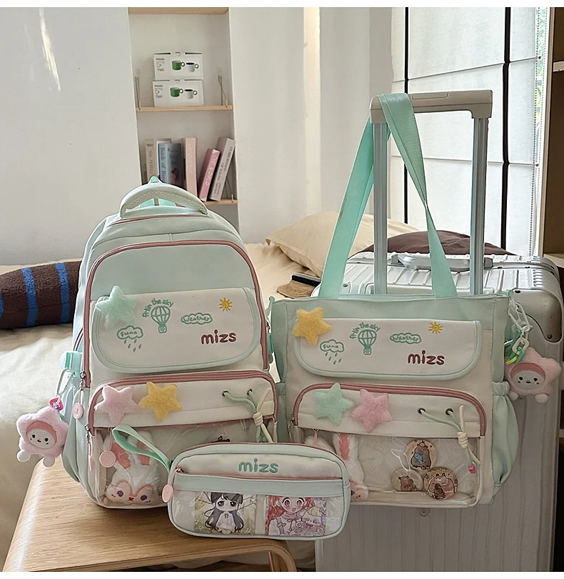 Fantasievolles Rucksack-Set mit mehreren Fächern Skanto