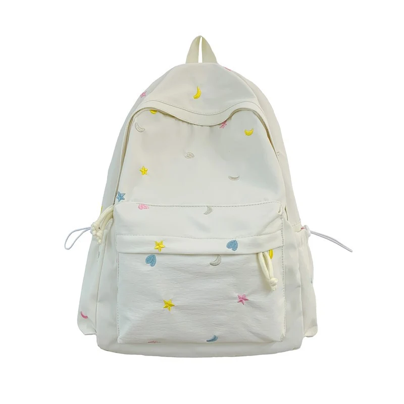 Rucksack Skanto mit gesticktem Stern- und Mondmuster