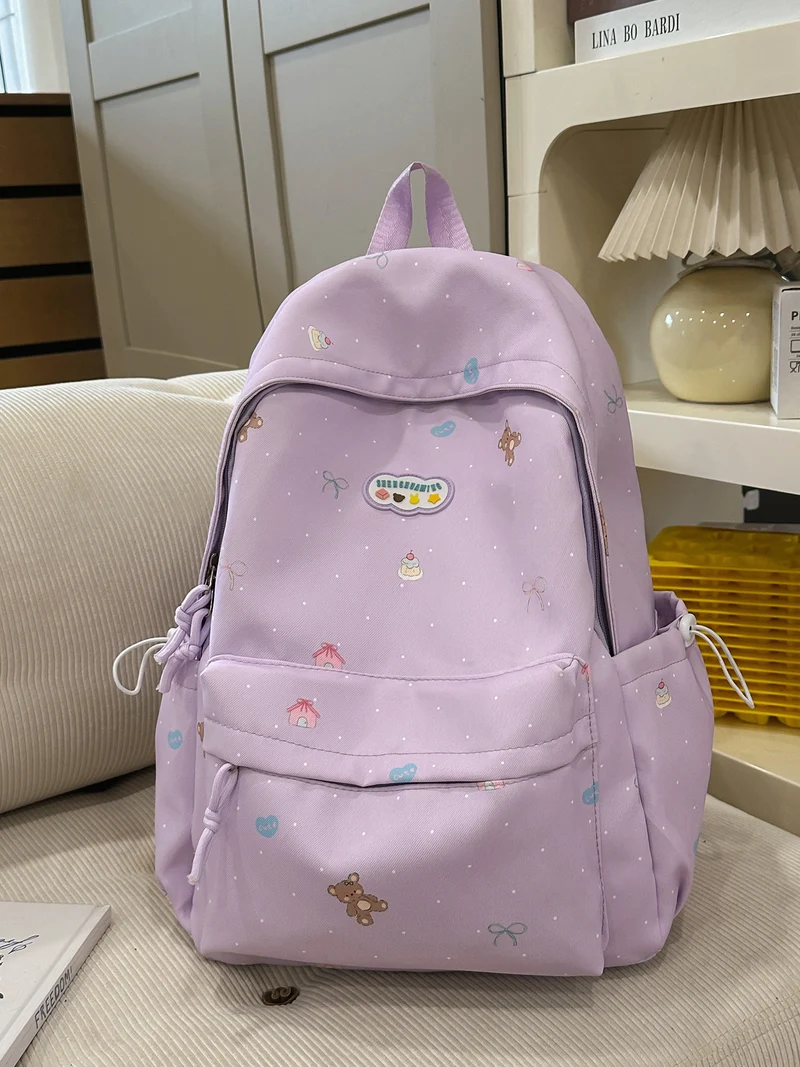 Verspielter Motiv-Rucksack mit Print Skanto