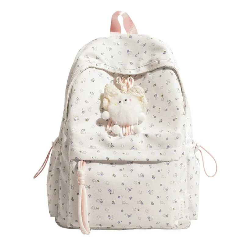 Niedlicher Rucksack mit Blumendruck Skanto