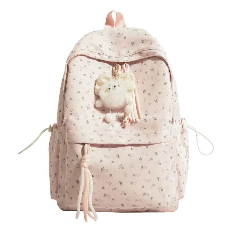 Niedlicher Rucksack mit Blumendruck Skanto