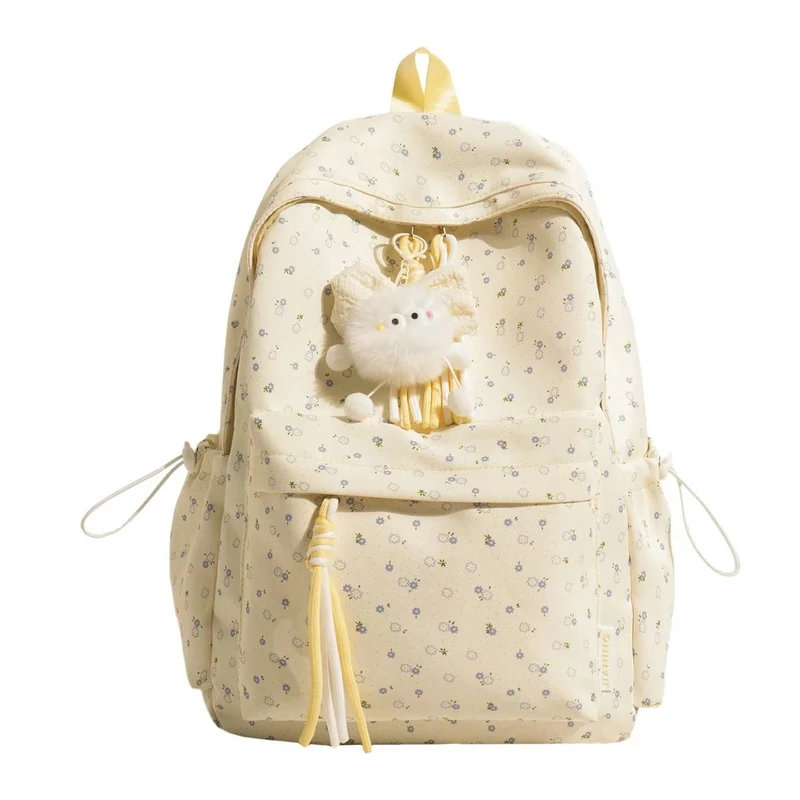 Niedlicher Rucksack mit Blumendruck Skanto