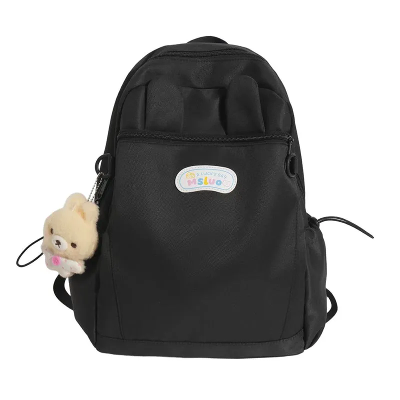 Niedlicher Schulrucksack mit Hasenohren Skanto