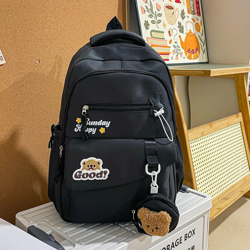 Niedlicher Schulrucksack mit Tiermotiv Skanto