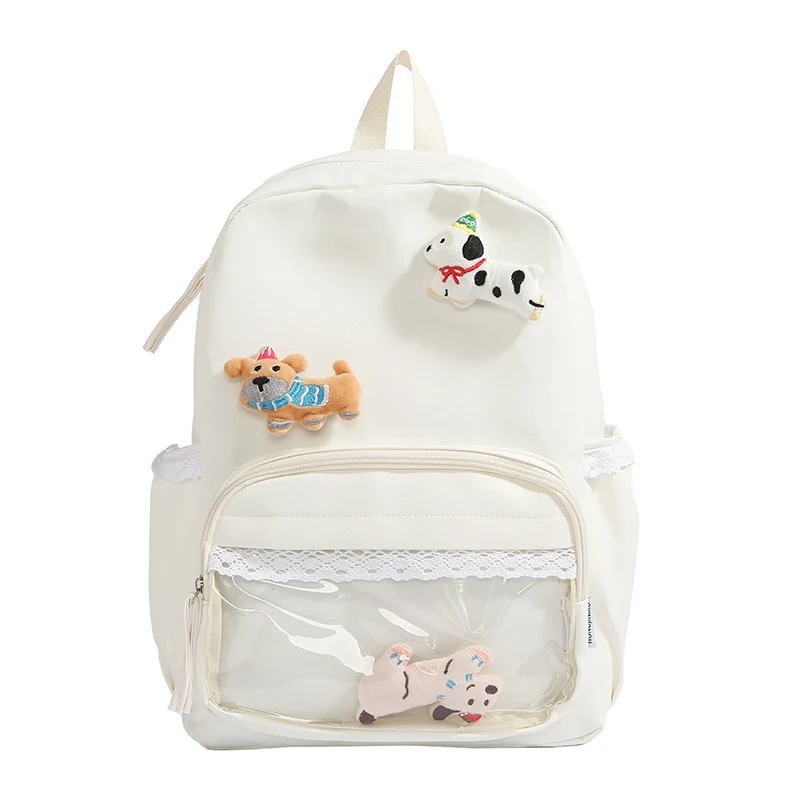 Niedlicher Rucksack mit Tiermotiv und Stickerei Skanto
