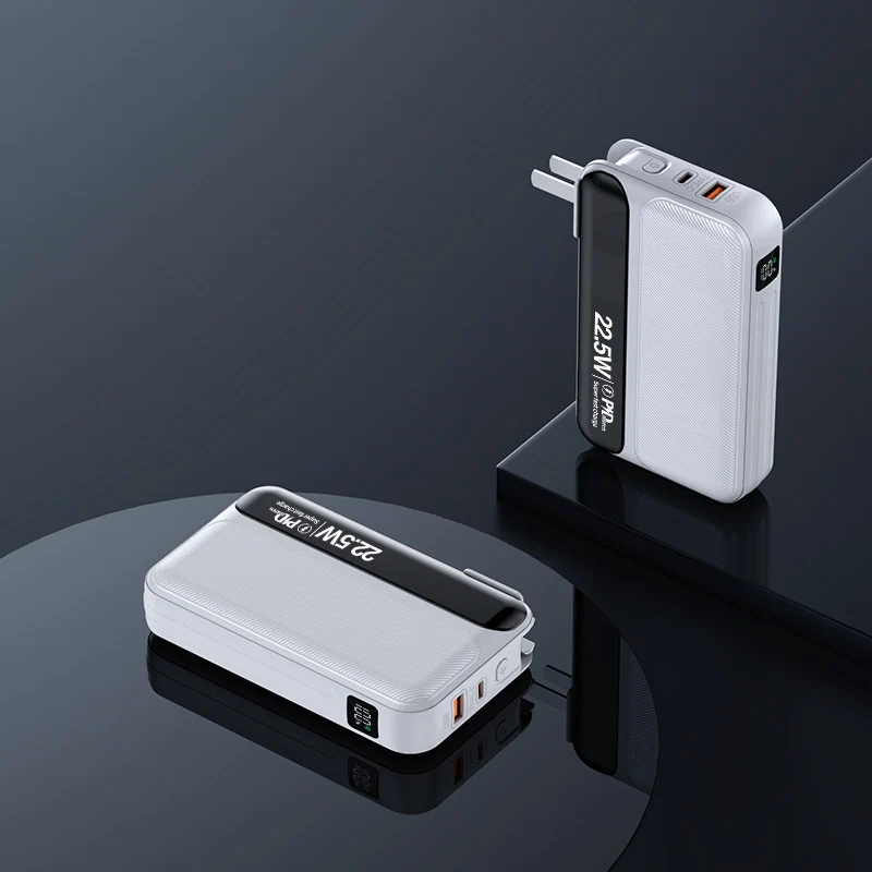 Hochleistungs-Powerbank mit integriertem Schnellladegerät Skanto