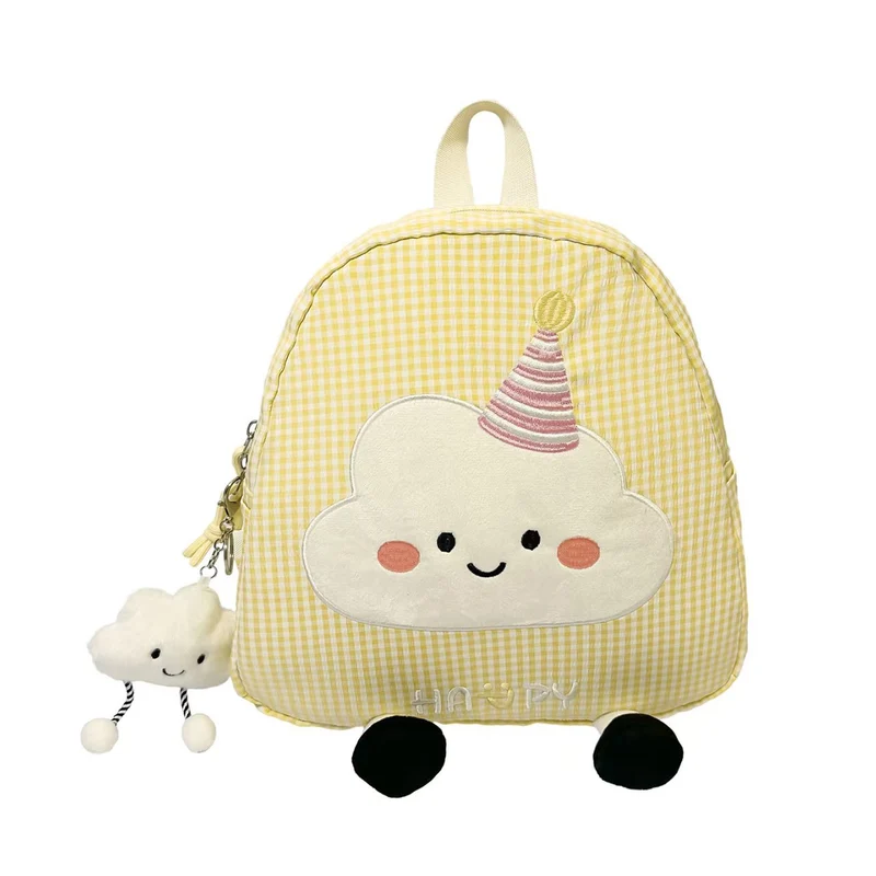 Rucksack Skanto mit Wolken-Charakter-Design