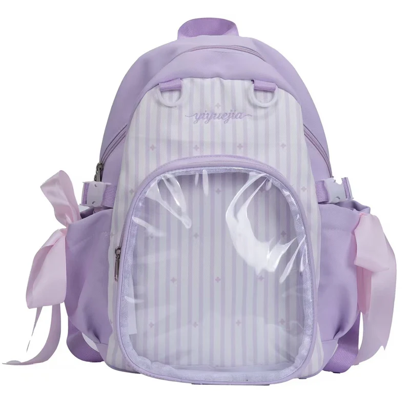 Rucksack Skanto mit transparentem Design vorne