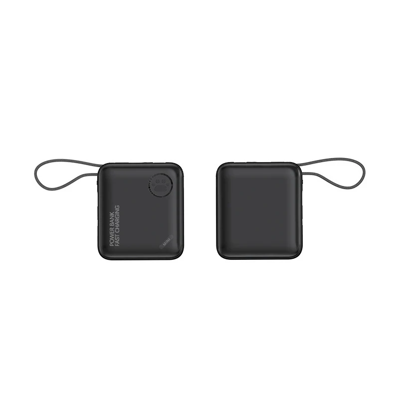 Kompakte Powerbank mit Schnellladefunktion und Trageschlaufe Skanto
