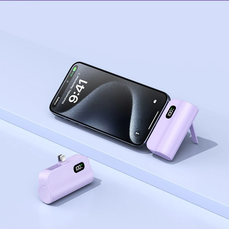 Faltbare Powerbank mit digitaler Ladeanzeige Skanto