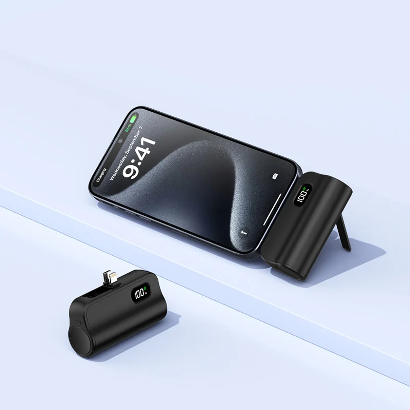 Faltbare Powerbank mit digitaler Ladeanzeige Skanto
