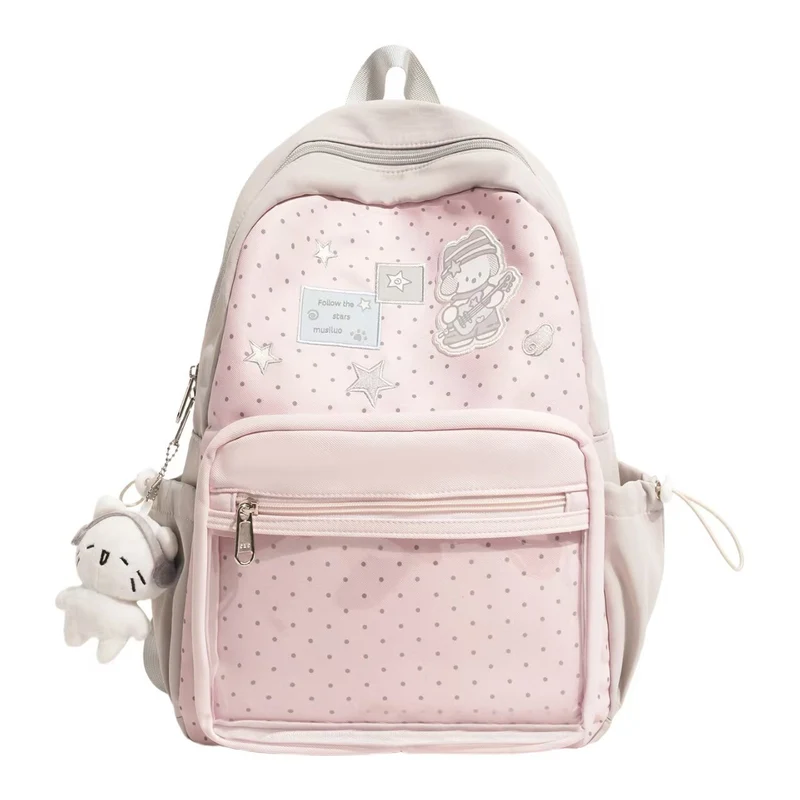 Schulrucksack mit Cartoon-Motiv Skanto