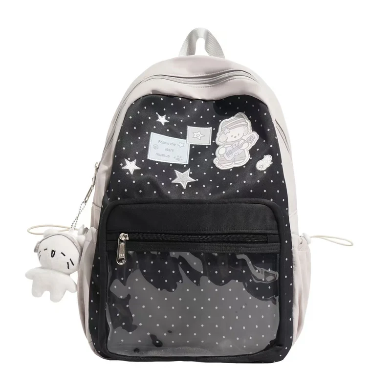 Schulrucksack mit Cartoon-Motiv Skanto
