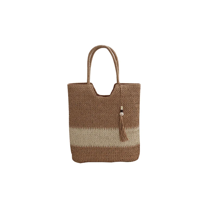 Stylische Handtasche aus gewebtem Material Skanto