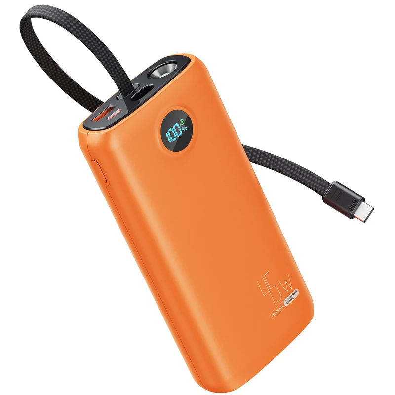 Hochleistungs-Powerbank mit digitaler Ladeanzeige und 45W Schnellladung Skanto
