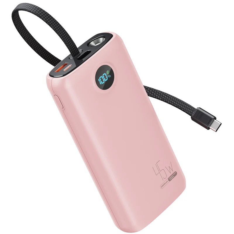 Hochleistungs-Powerbank mit digitaler Ladeanzeige und 45W Schnellladung Skanto