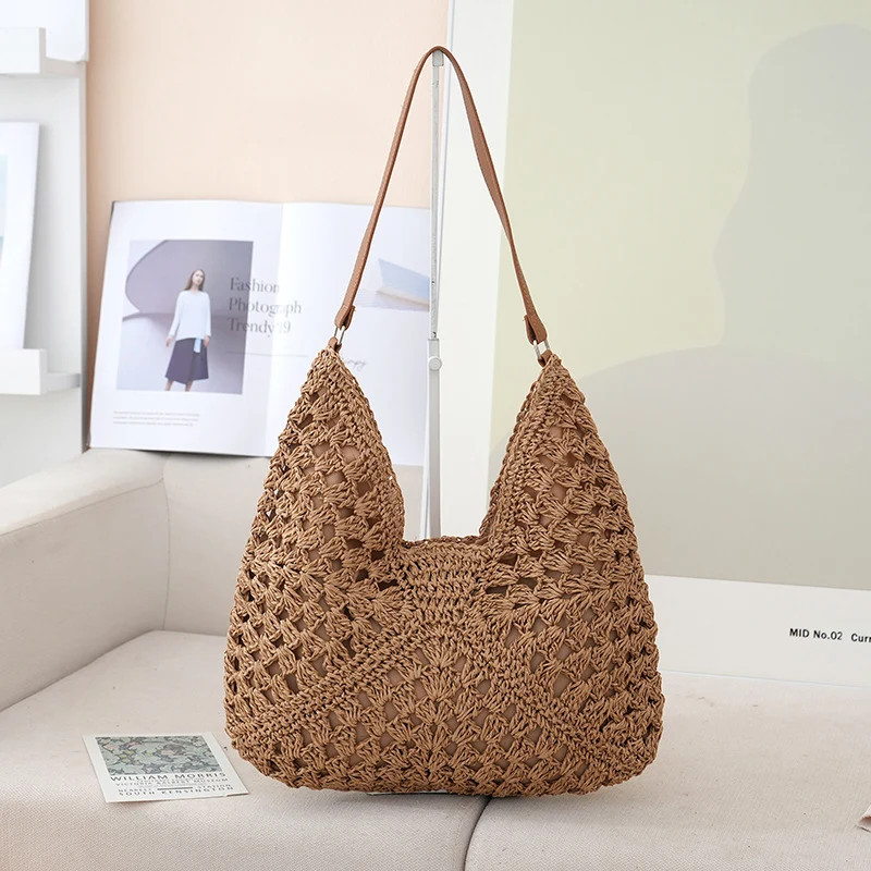 Handgemachte Umhängetasche aus Naturmaterialien Skanto