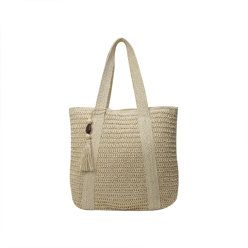 Handgemachte Strandtasche aus hochwertigem Naturmaterial Skanto