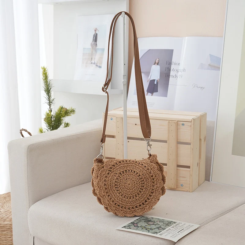 Handgefertigte runde Tasche Skanto
