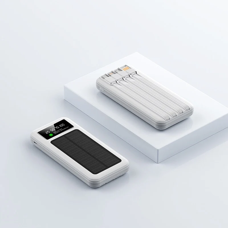 Solar-Powerbank mit integriertem Digitaldisplay Skanto
