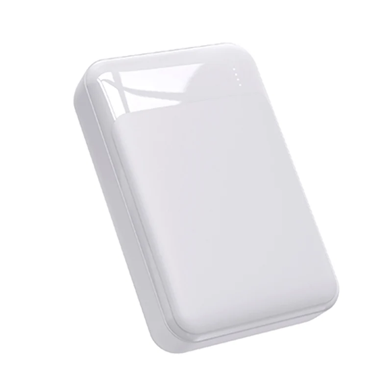 Schlanke Powerbank mit mehreren Ladeanschlüssen und LED-Display Skanto
