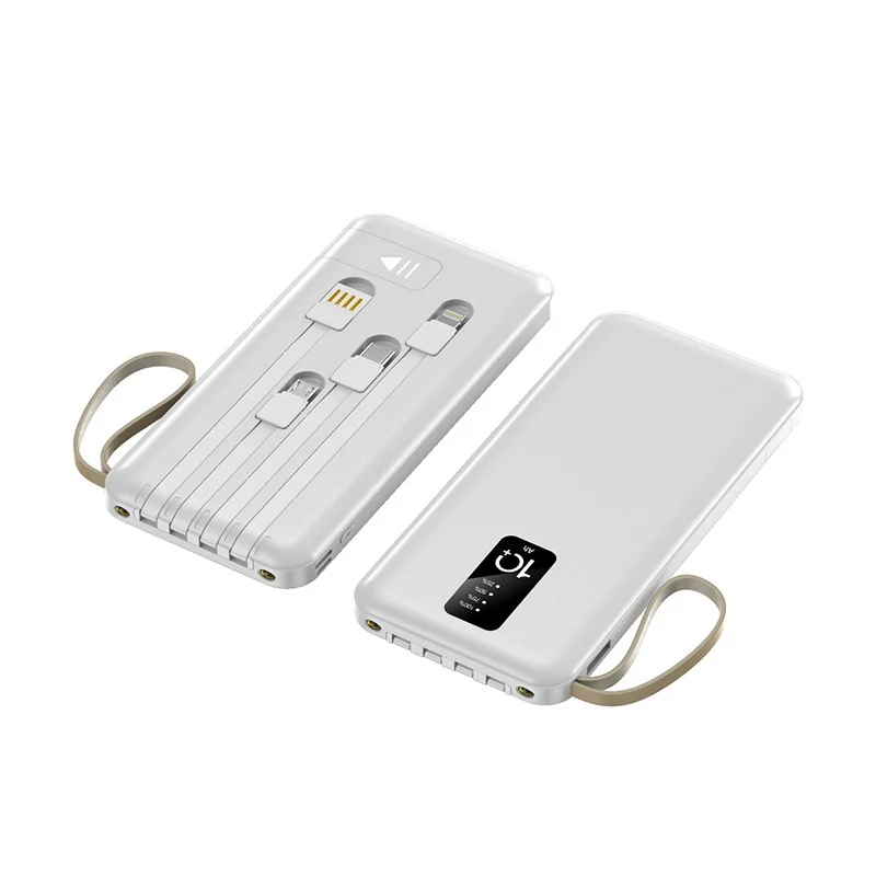 Multifunktionale Powerbank mit integriertem Kabelsystem Skanto
