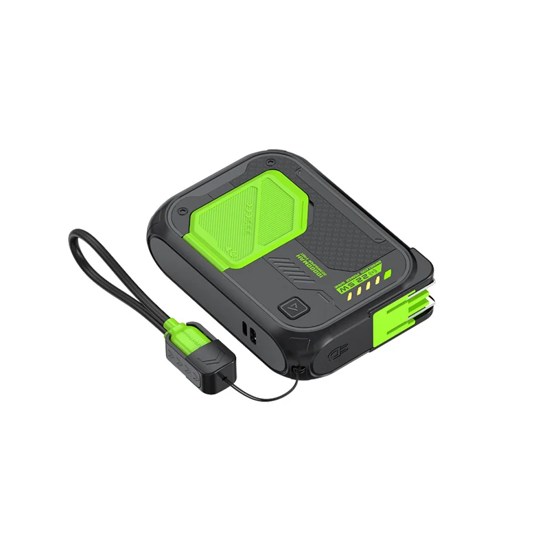 Multifunktionale Powerbank mit integriertem Ladekabel Skanto