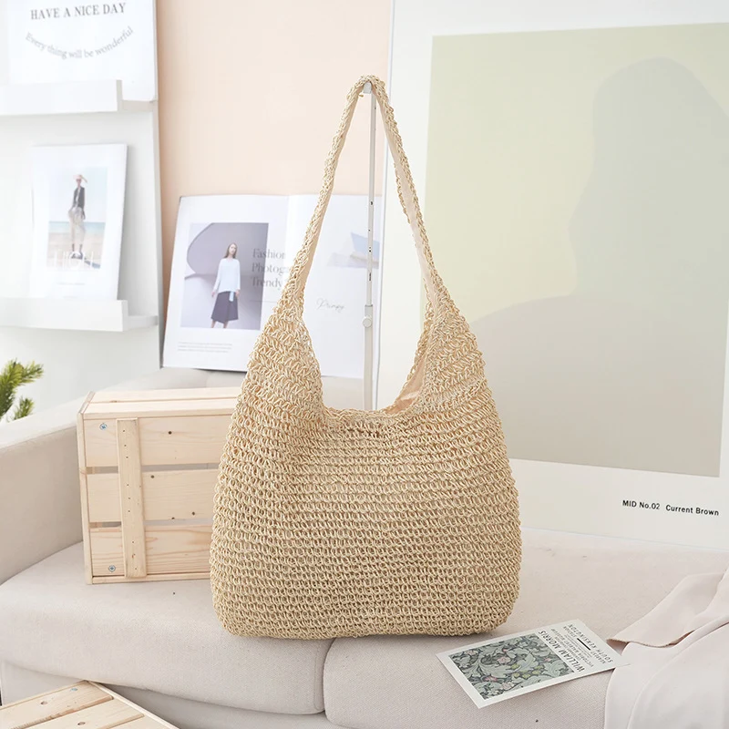 Große gewebte Strandtasche Skanto