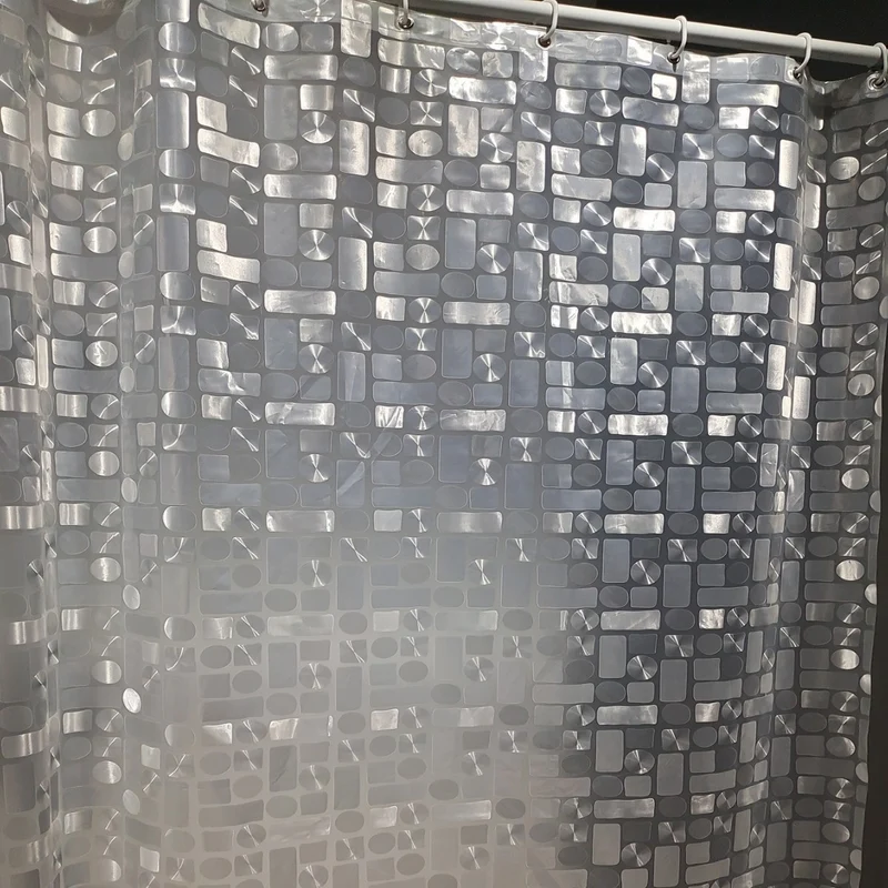 Duschvorhang Skanto mit modernem geometrischem Design