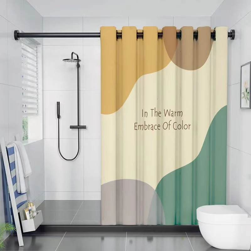 Duschvorhang Skanto mit abstraktem Design