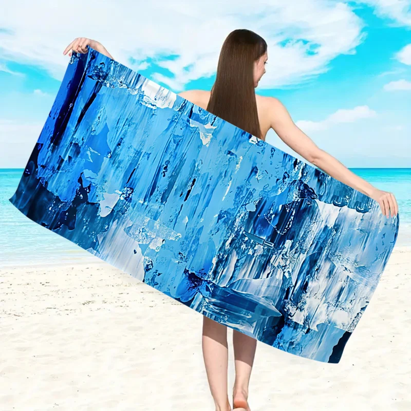 Großes Strandtuch mit farbenfrohem Schmetterlingsdesign Skanto